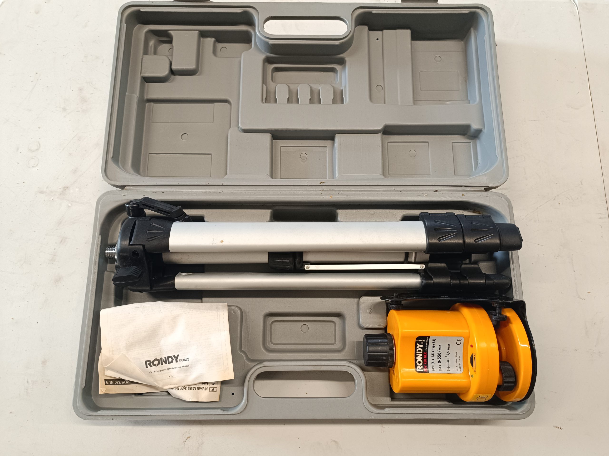 Laser rondy 730 NLR dans sa mallette