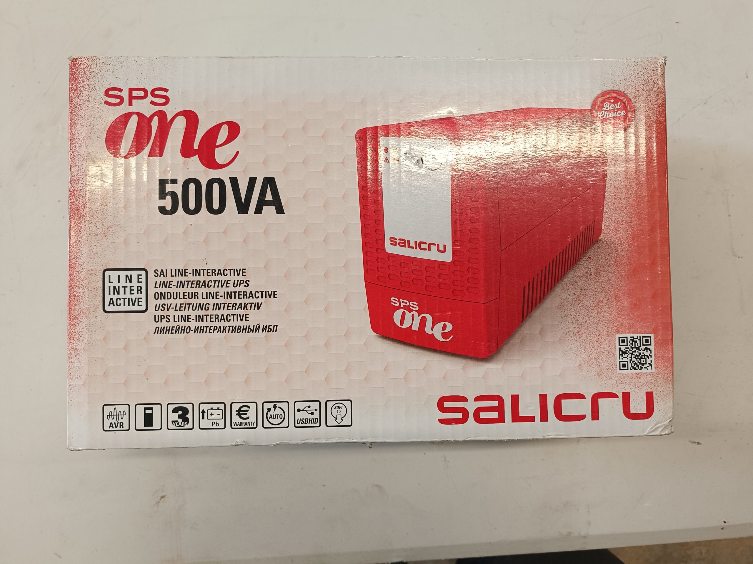 Onduleur salicru SPS one 500 VA