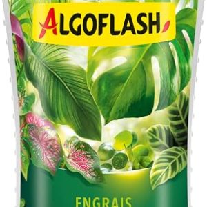 Engrais algoflash pour plantes vertes en bidon de 1 litre