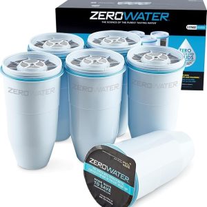 Lot de 6 filtre de rechange pour les carafes et dispenser de la marque Zero Water