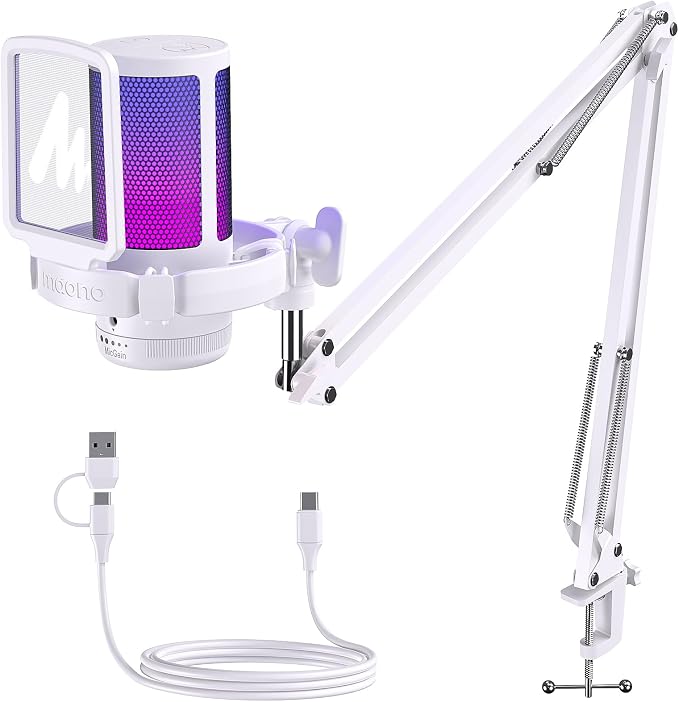 Microphone pour Pc avec branchement Usb de la marque Maono