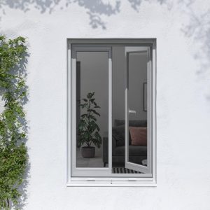 Moustiquaire en alu blanc de la marque Isoxa