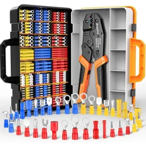 Coffret pince à sertir preciva plus 425 cosses isolées