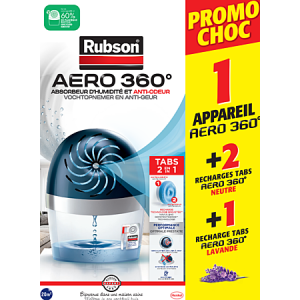 Absorbeur d'humidité rubson aero 360