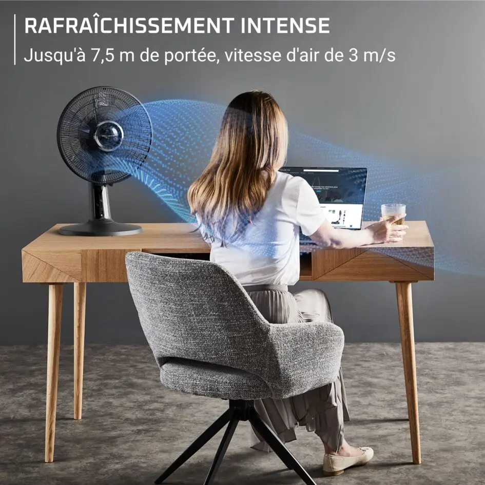 Ventilateur rowenta rafraichissement intense